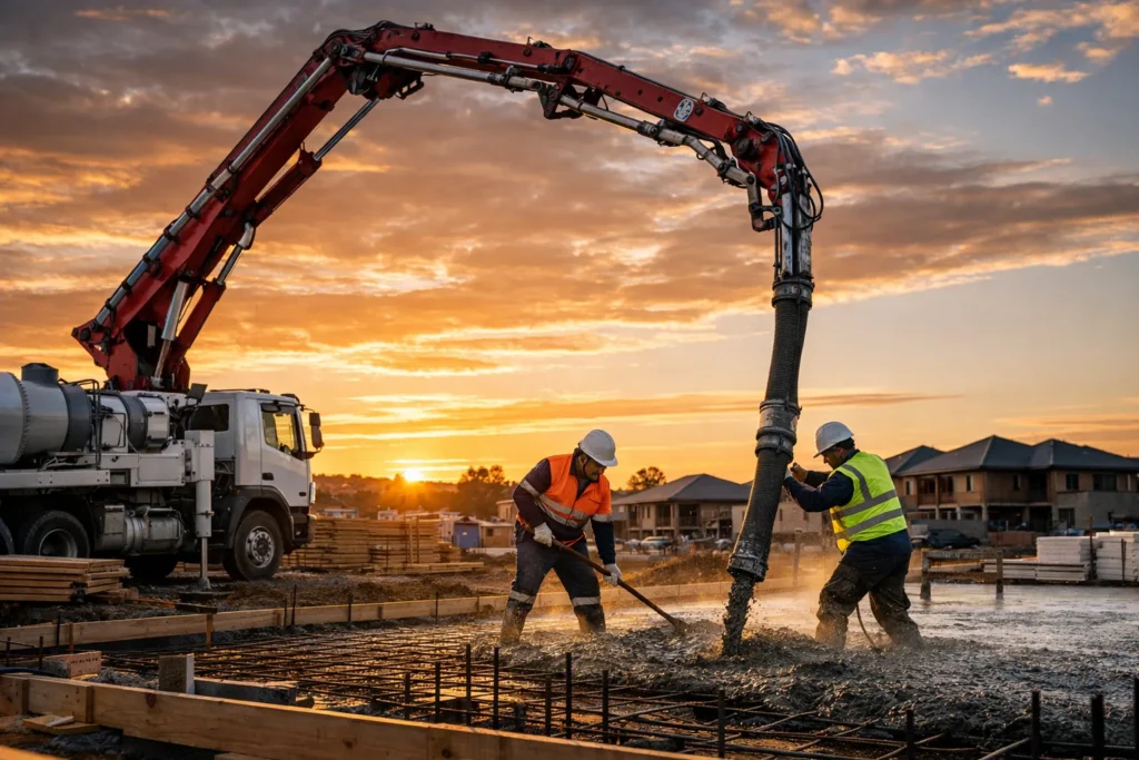 concrete pump hire Canberra services